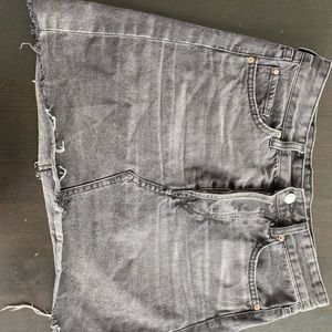 Blak jean skirt